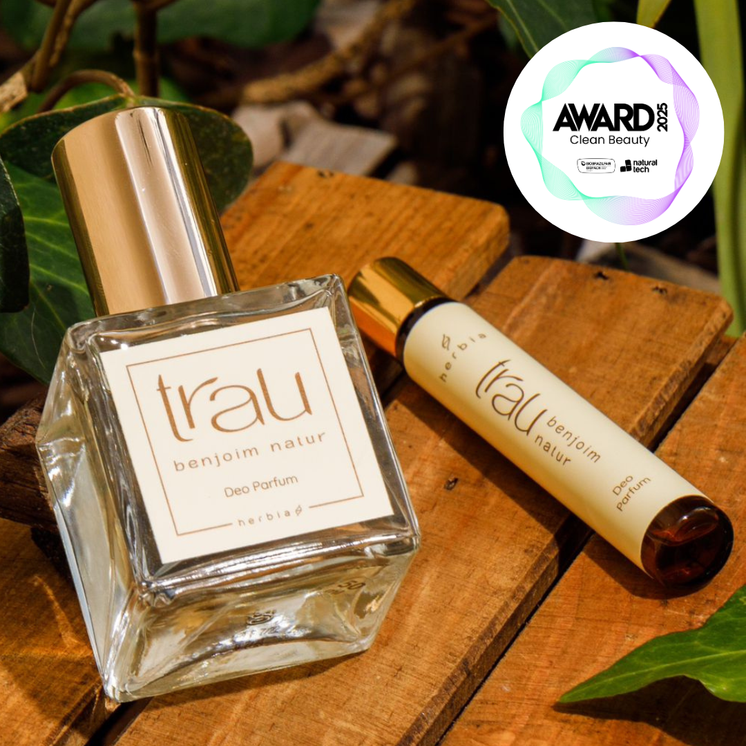 Perfume Trau da Herbia vence Prêmio de Sustentabilidade: a beleza que respeita o planet